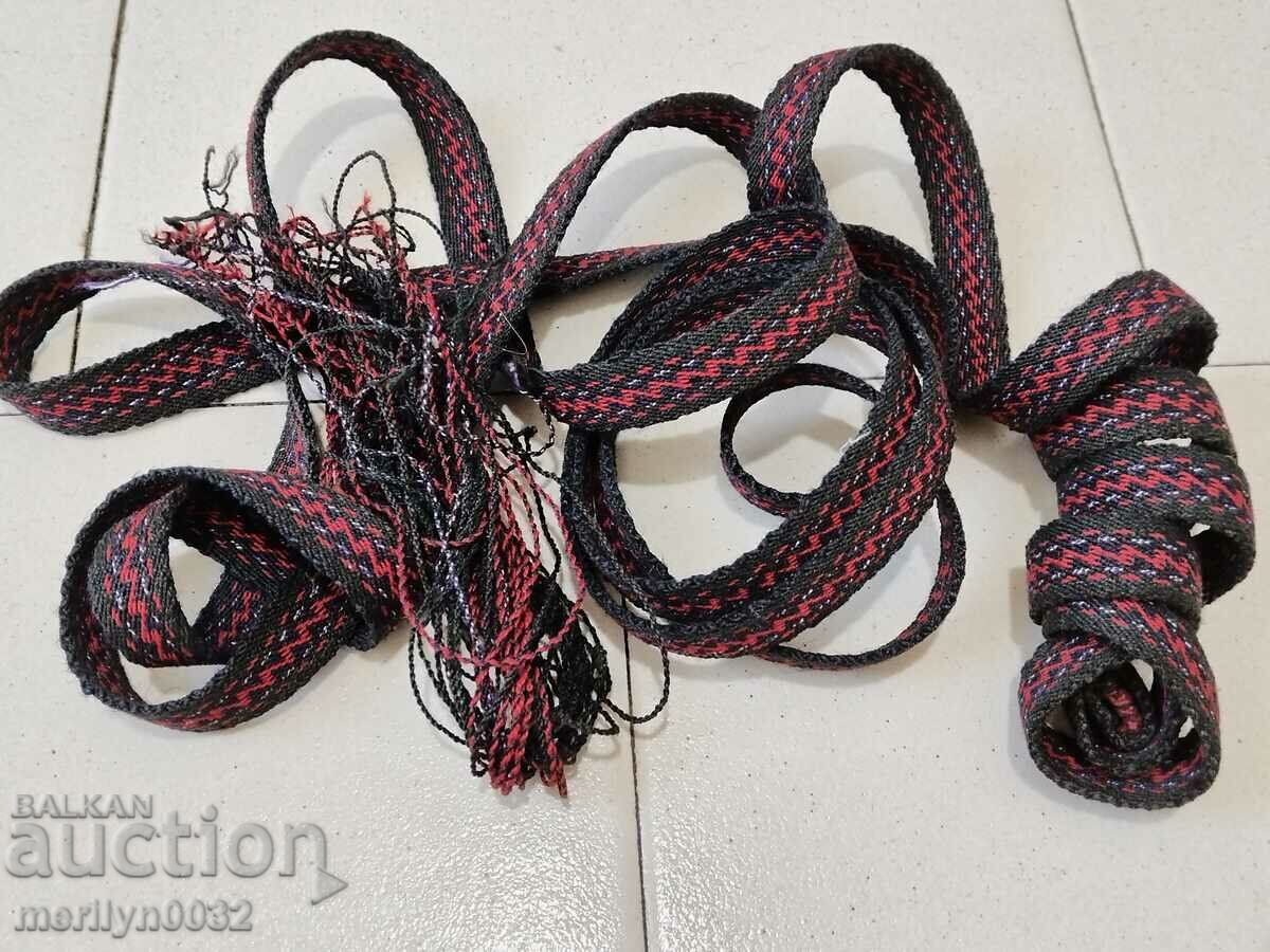 Delivery of Old hand-woven belt 4.00 meters girdle belt costume Delivery of Old hand-woven belt 4.00 meters girdle belt costume