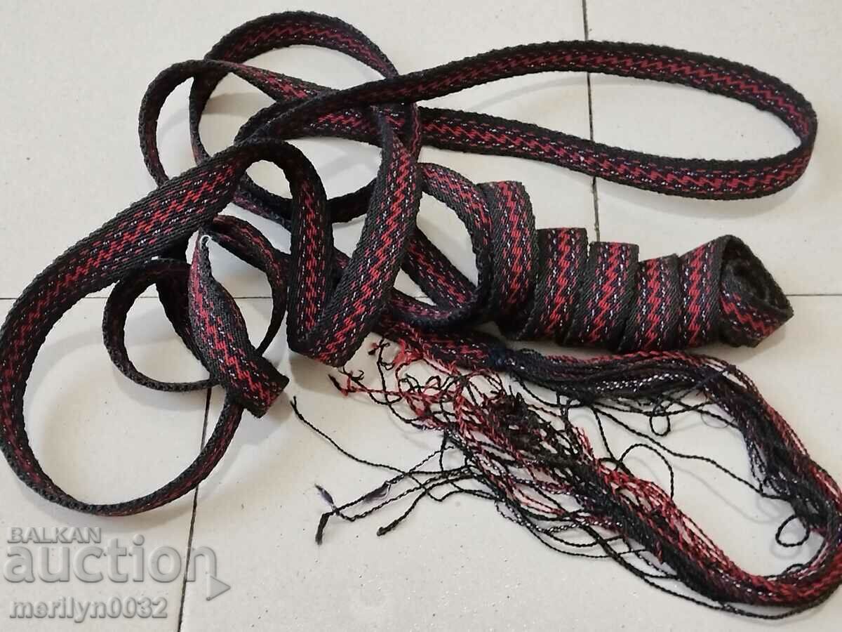 Old hand-woven belt 4.00 meters girdle belt costume - 6 Old hand-woven belt 4.00 meters girdle belt costume - 6