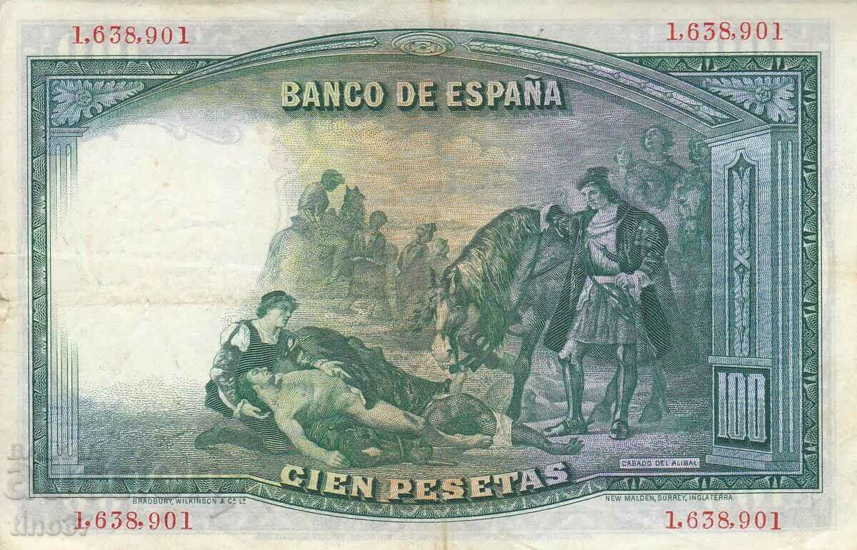 Auction  tino37- SPAIN - 100 PESETS - 1931 - VF