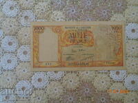 Алжир доста   редка 1955г..- банкнота  Копие