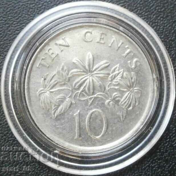 10 цента 1986 Сингапур
