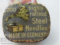 Turntable pins German - Old Metal box