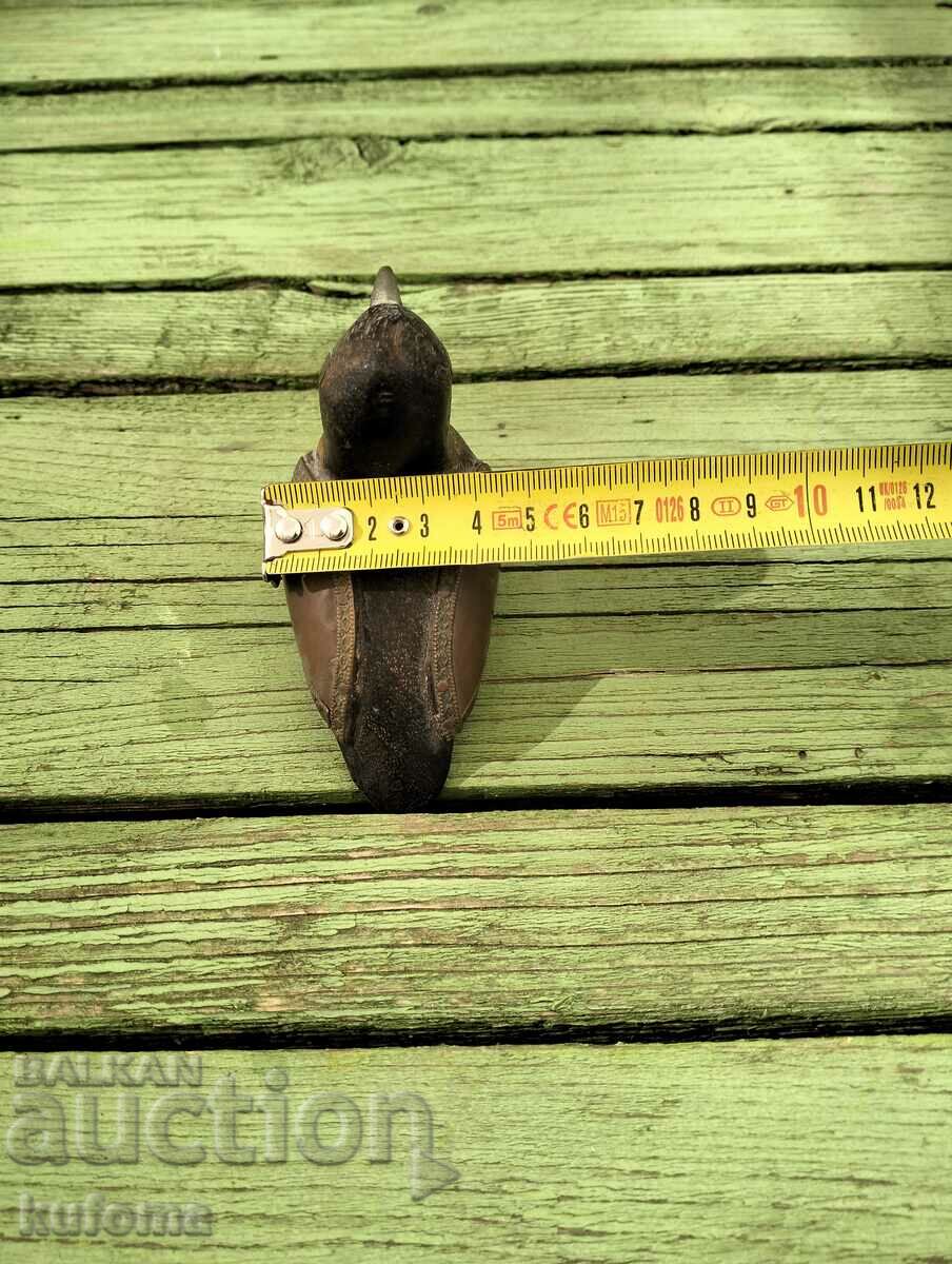 A little wood and copper duck - 5