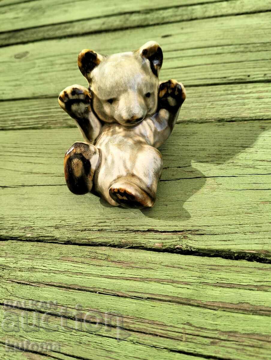 Figurină daneză modernă din ceramică Soholm urs