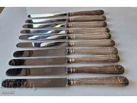 Set de cuțite placate cu argint de lux / BZC!