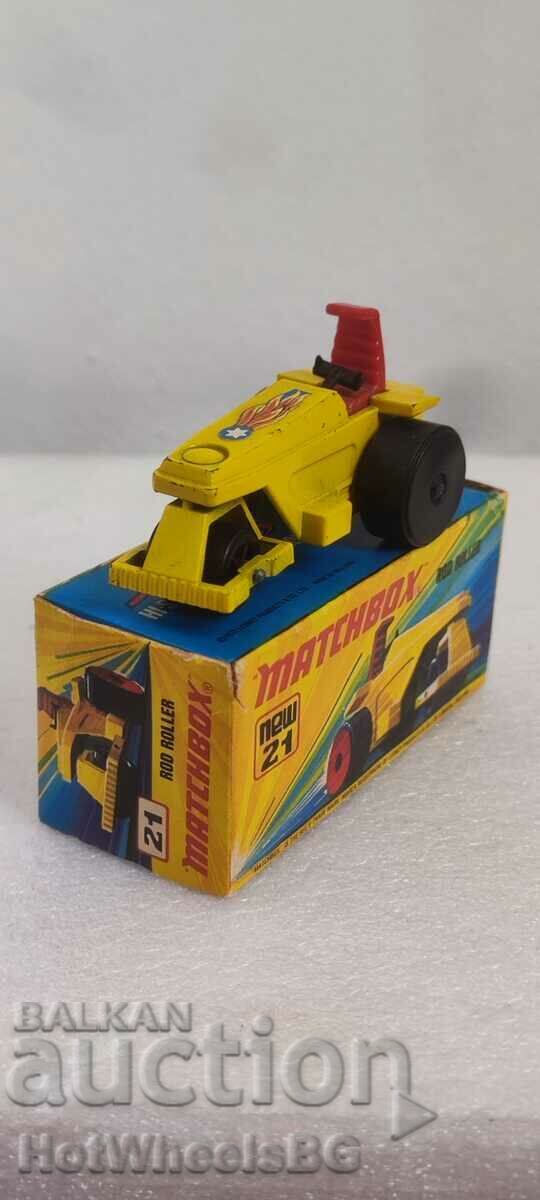 Auction MATCHBOX LESNEY -No 21B Rod Roller 1973 Auction MATCHBOX LESNEY -No 21B Rod Roller 1973
