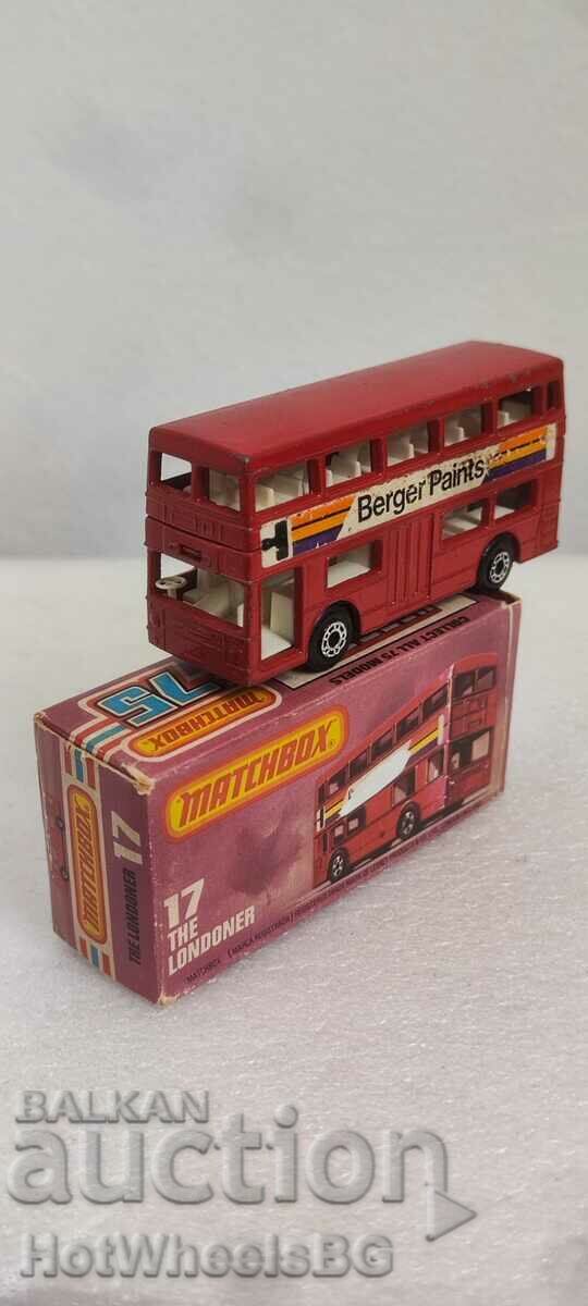 Auction  MATCHBOX LESNEY -No 17B The Londoner "Berger Paints" 1972