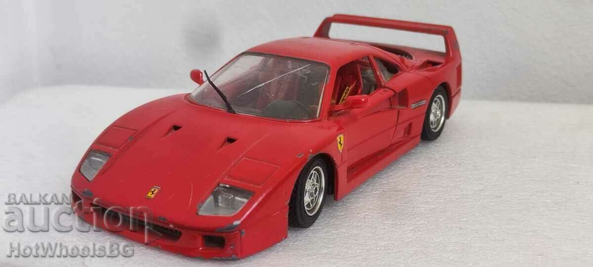 Auction metal toy Ferrari F40-CURAGO-Italy 1/24 Auction metal toy Ferrari F40-CURAGO-Italy 1/24