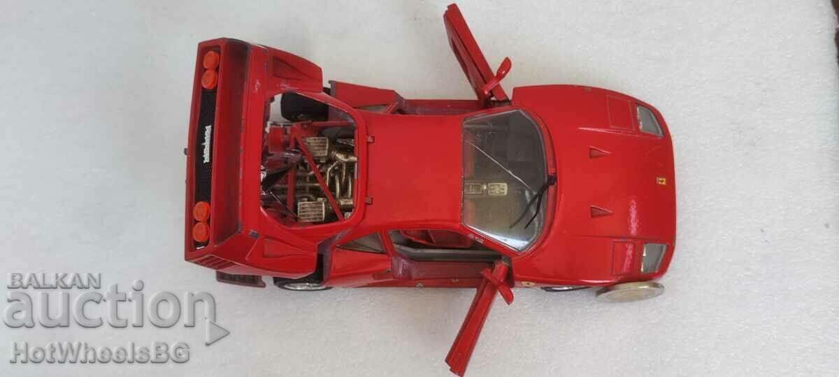 metal toy Ferrari F40-CURAGO-Italy 1/24 - 5 metal toy Ferrari F40-CURAGO-Italy 1/24 - 5