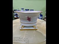 A rare antique Hungarian Herend porcelain bowl