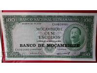 Bancnota-Mozambic 100 Escudos 1976