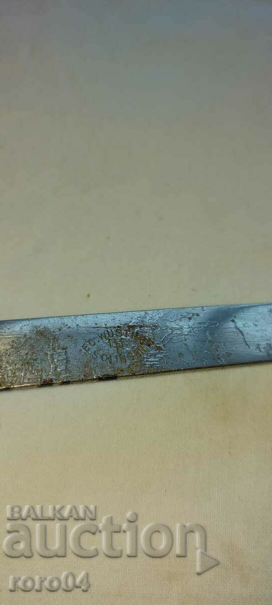 Auction  TRI-TOOTH SCISSORS - REX - SOLINGEN - WW I