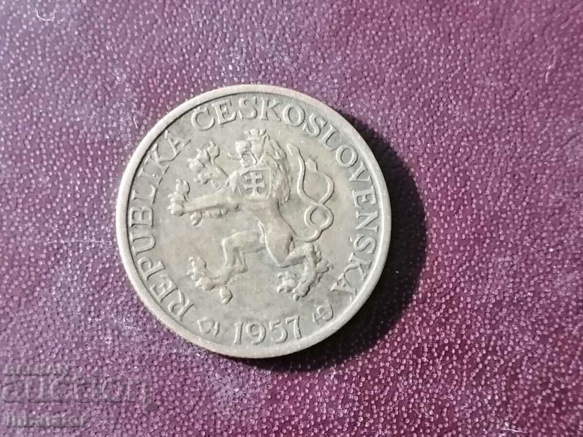 1957 1 Krona Czechoslovakia