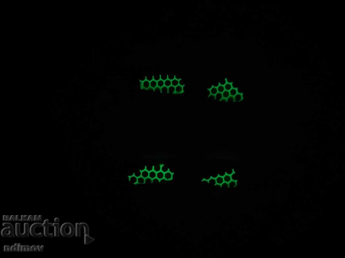 German cooking set knife satyr phosphorescent handles - 7