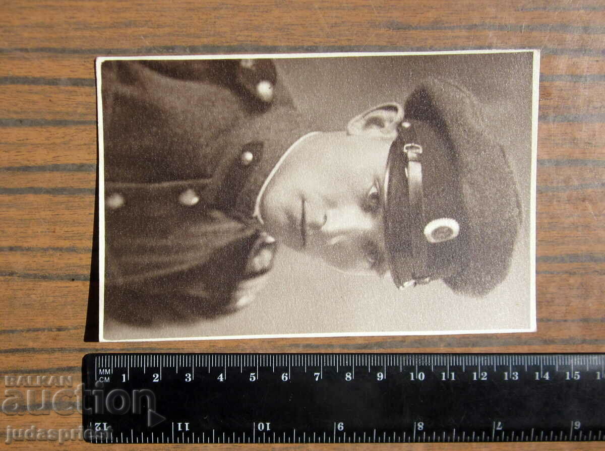 Delivery of Kingdom of Bulgaria old military photo postcard of lieutenant Delivery of Kingdom of Bulgaria old military photo postcard of lieutenant