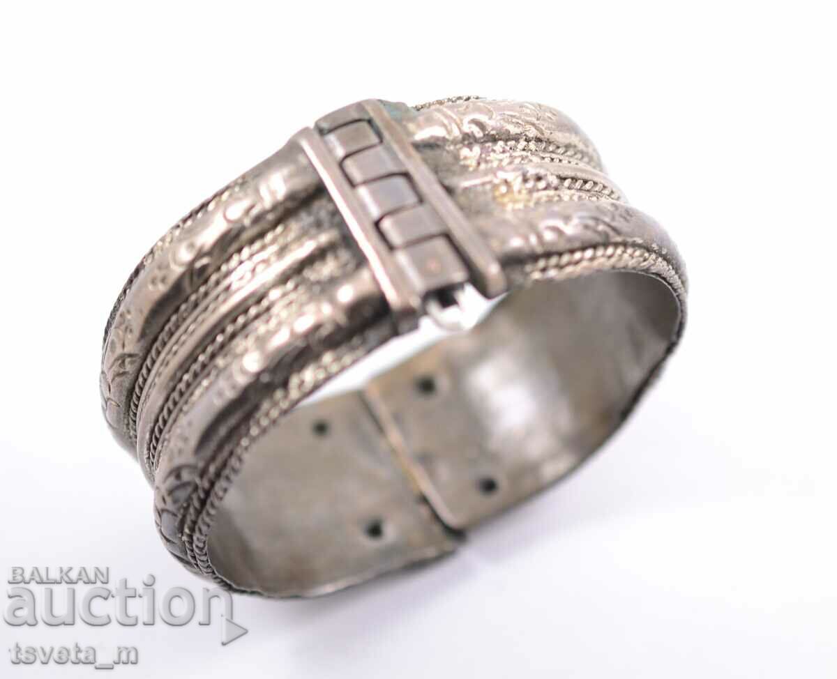Renaissance jewelry bracelet, silver alloy FOLK COSTUME 66g