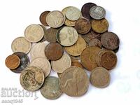 Πολλά βουλγαρικά νομίσματα από 0,01 St.