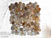 Very Large Lot of Foreign Old Coins From 0.01 St.