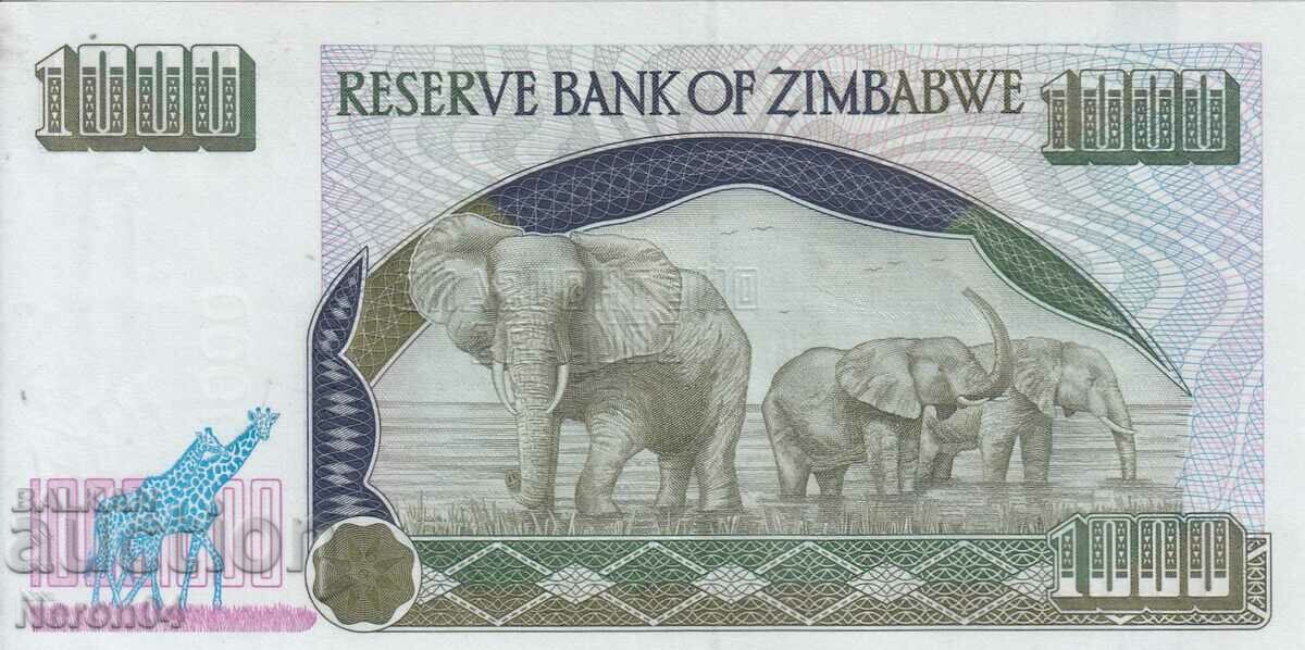 1000 dollars 2003, Zimbabwe