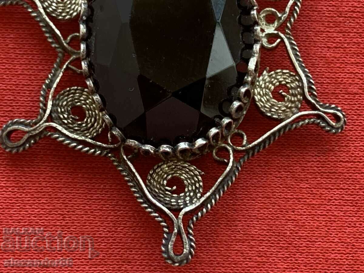 Old silver jewel filigree with price 20.00 BGN | € 10.23 Old silver jewel filigree with price 20.00 BGN | € 10.23