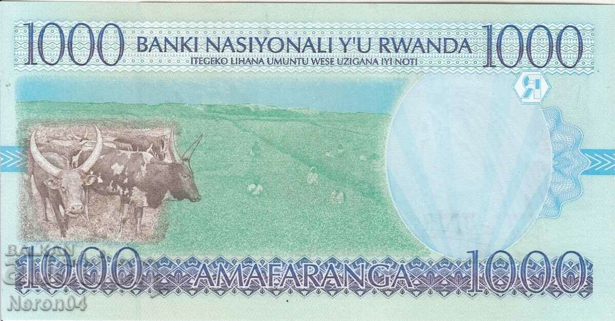 1000 francs 1998, Rwanda with price 23.99 BGN | € 12.27