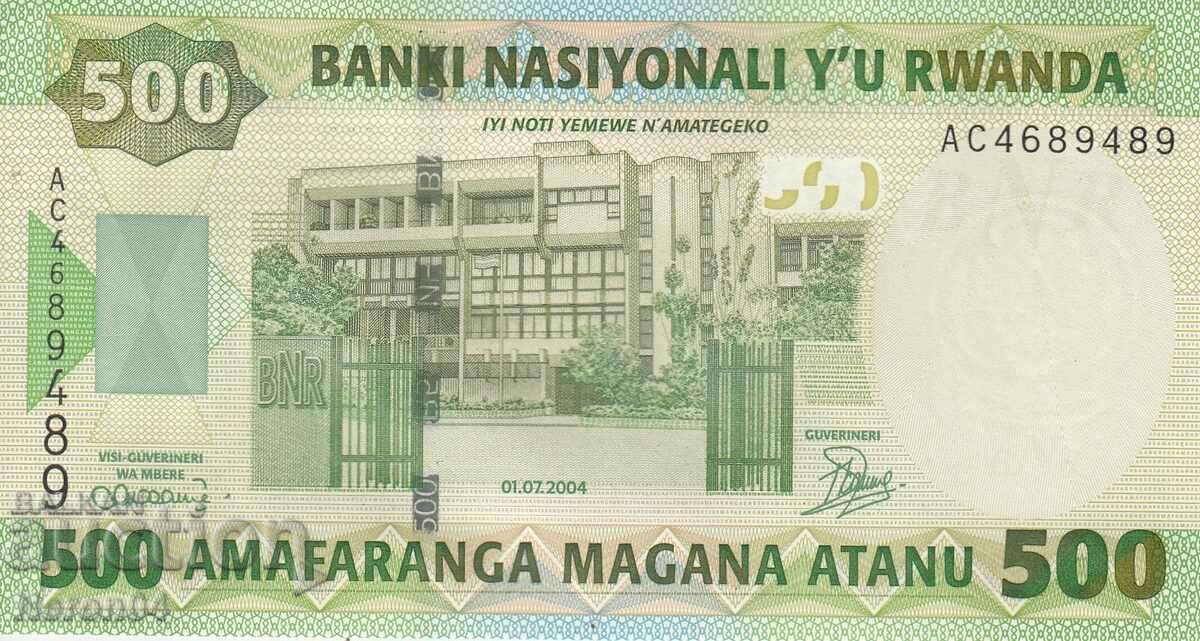 500 φράγκα 2004, Ρουάντα