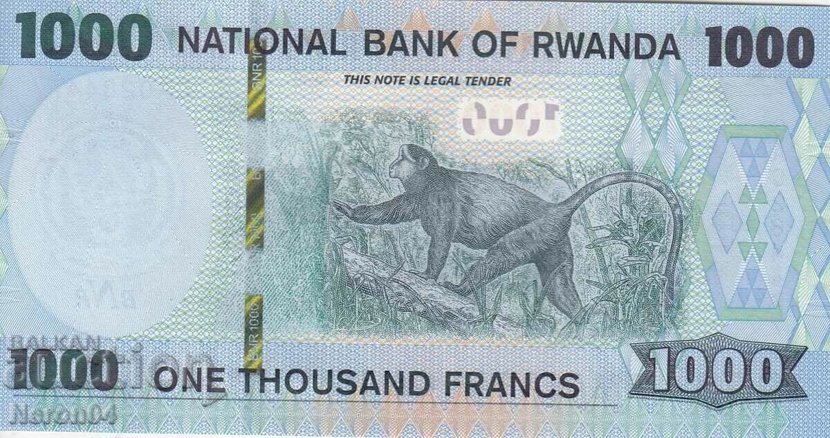 1000 de franci 2019, Rwanda