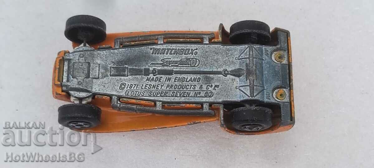 Matchbox Lesney No 60B Lotus Super 7 1971 - 6
