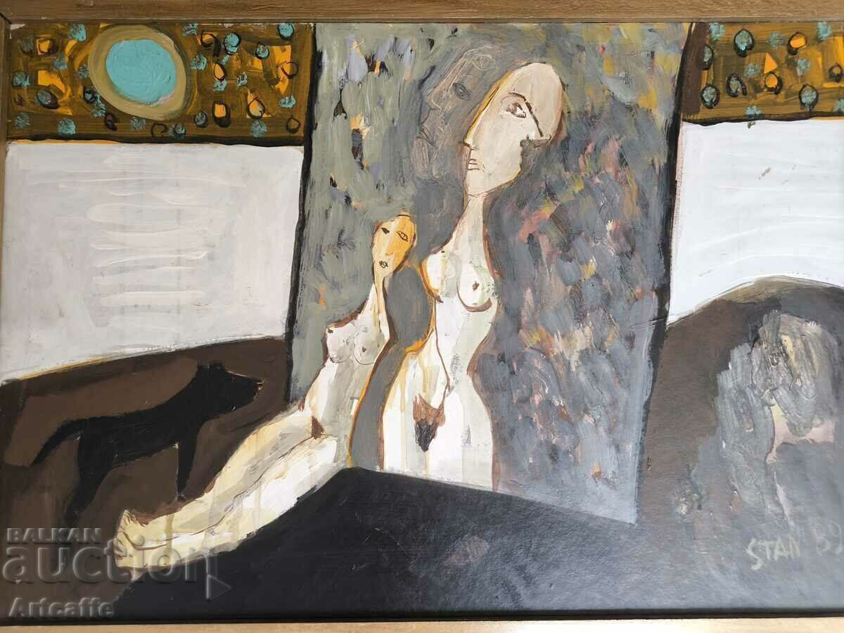 Vladimir Stan Vladimir Stanchovsky-pictură carton acrilic, cu preț € 520.00 | 1017.03 BGN