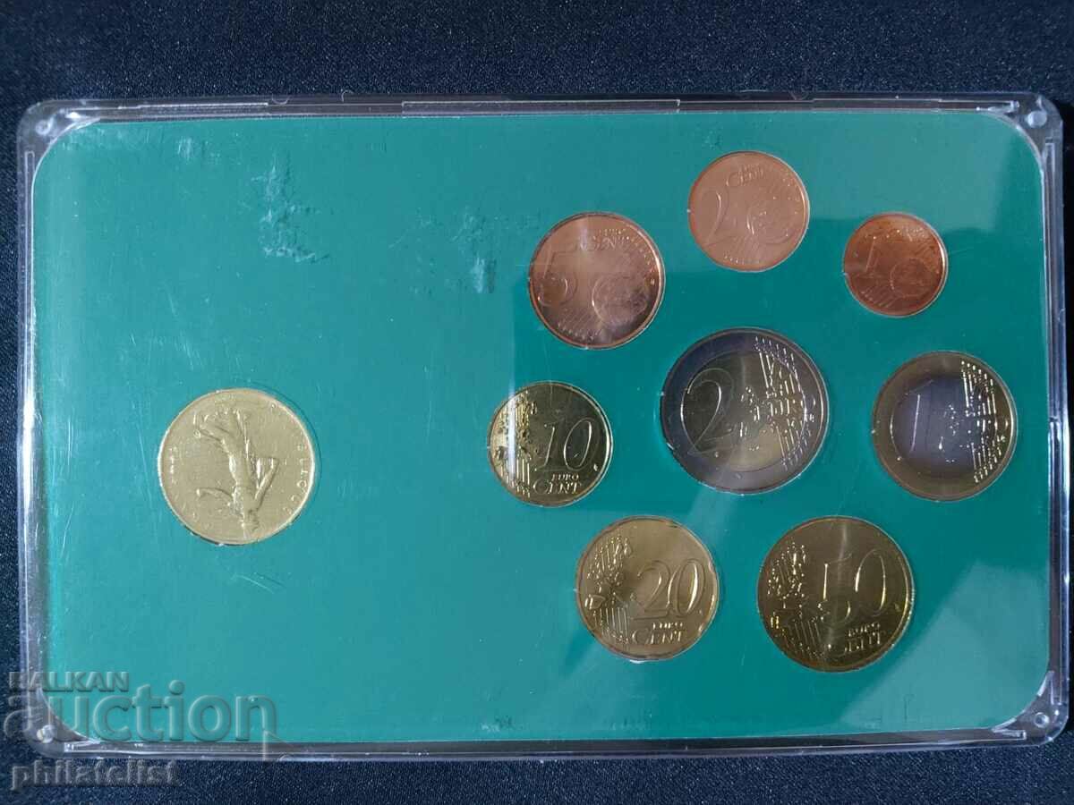 Auction France 1999-2003 - Euro set from 1 cent to 2 euros + 1 franc Auction France 1999-2003 - Euro set from 1 cent to 2 euros + 1 franc