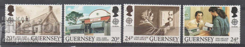 1990. Guernsey (Marea Britanie). Europa - Oficii poștale.