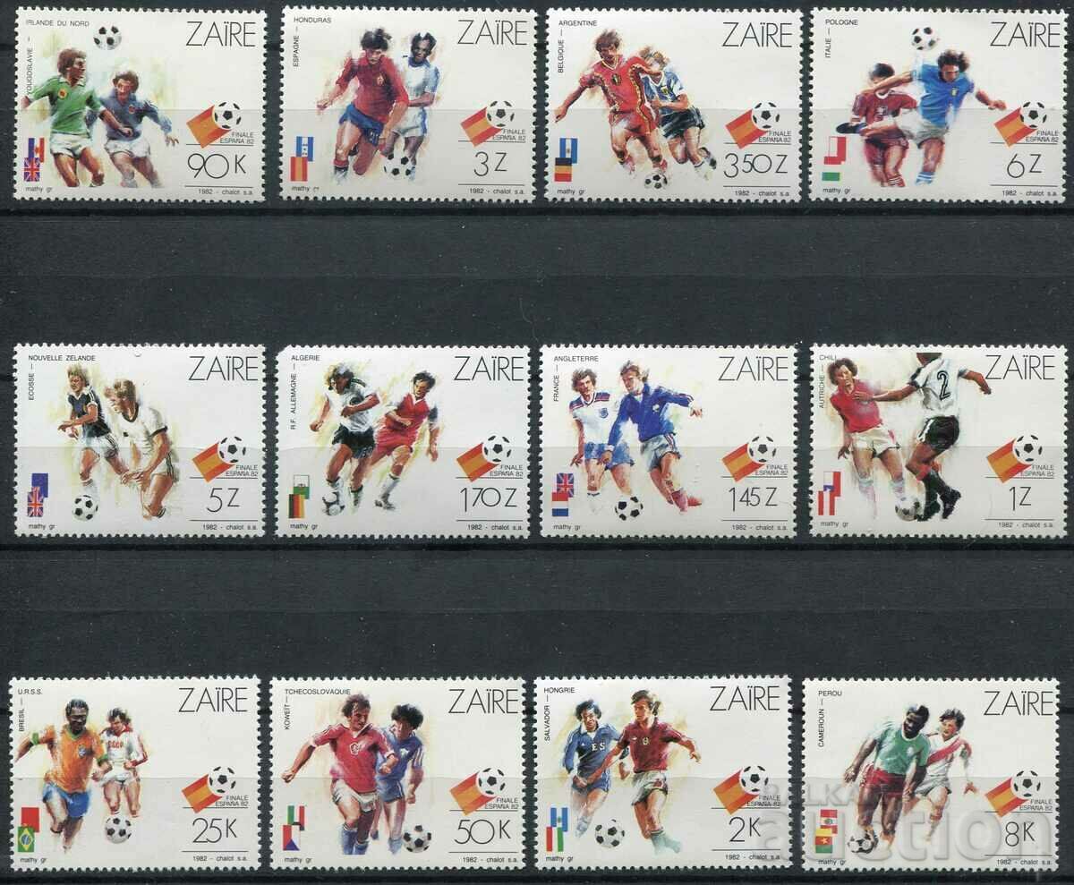 Ζαΐρ 1982 MnH - Αθλητισμός, Παγκόσμιο Κύπελλο ποδοσφαίρου
