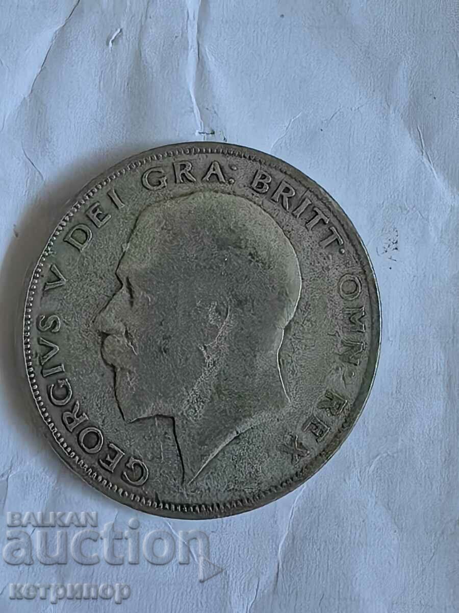 1/2 crown Great Britain 1924 silver with price 29.00 BGN | € 14.83