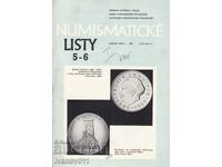 CZECHOSLOVAKIA - NUMISMATIC JOURNAL - 1981 #5-6