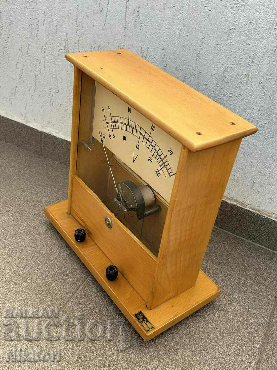 Voltmetru educațional vechi Sots Uchtehprom 1961 - 5 Voltmetru educațional vechi Sots Uchtehprom 1961 - 5