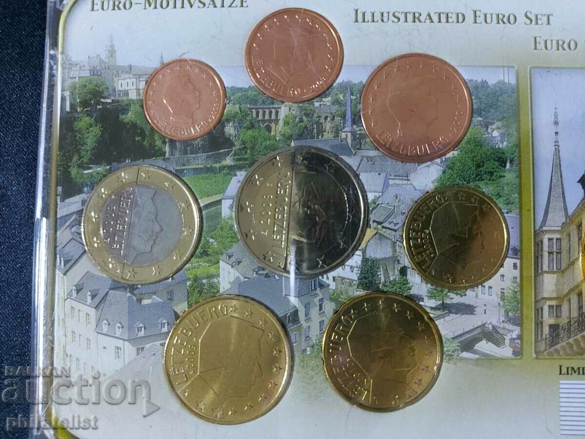 Auction Luxembourg 2005-2010 - Euro set from 1 cent to 2 euros + medal Auction Luxembourg 2005-2010 - Euro set from 1 cent to 2 euros + medal