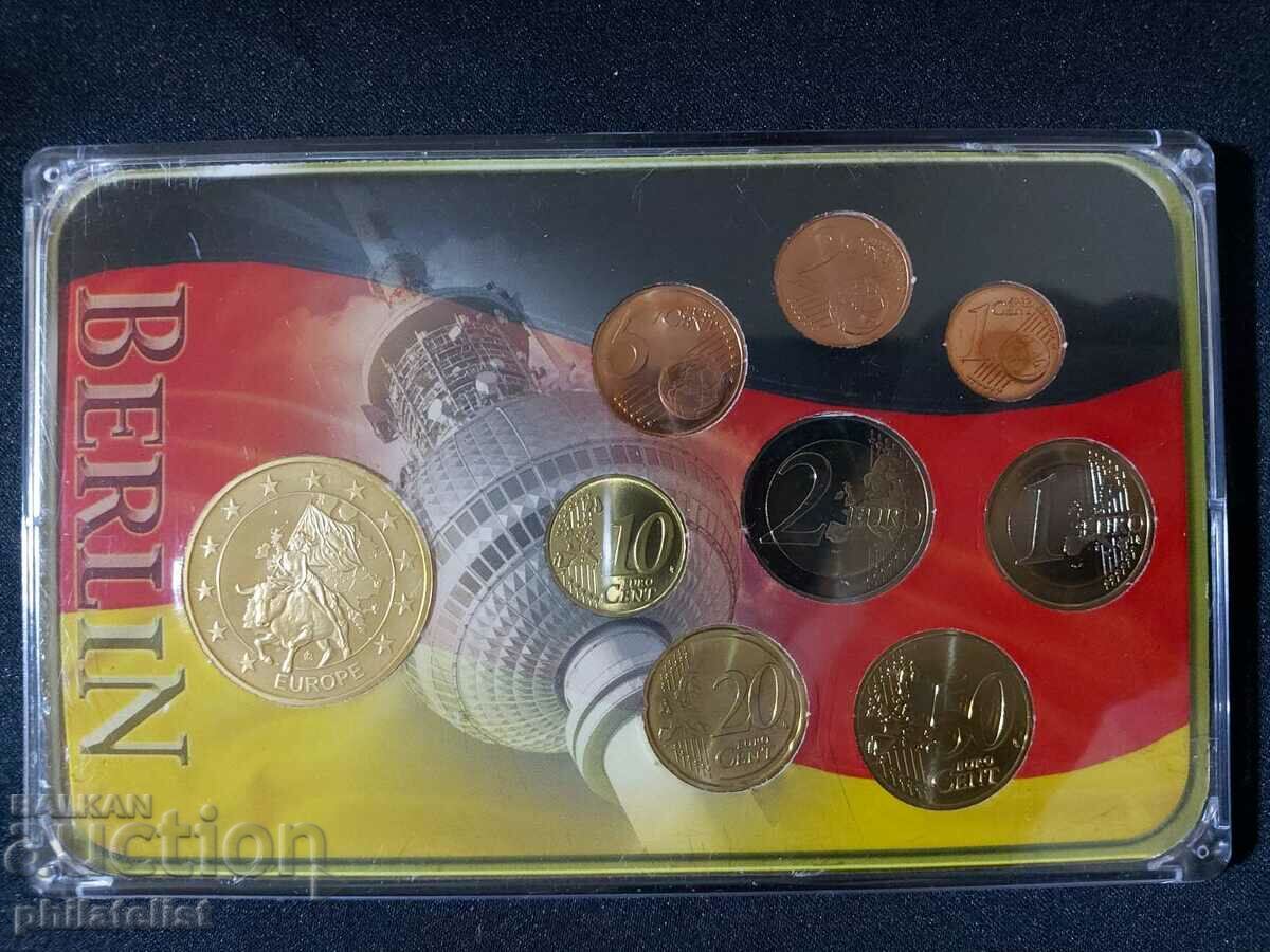Auction  Germany 2002 - 2010 - Euro set 8 coins + the Tower medal