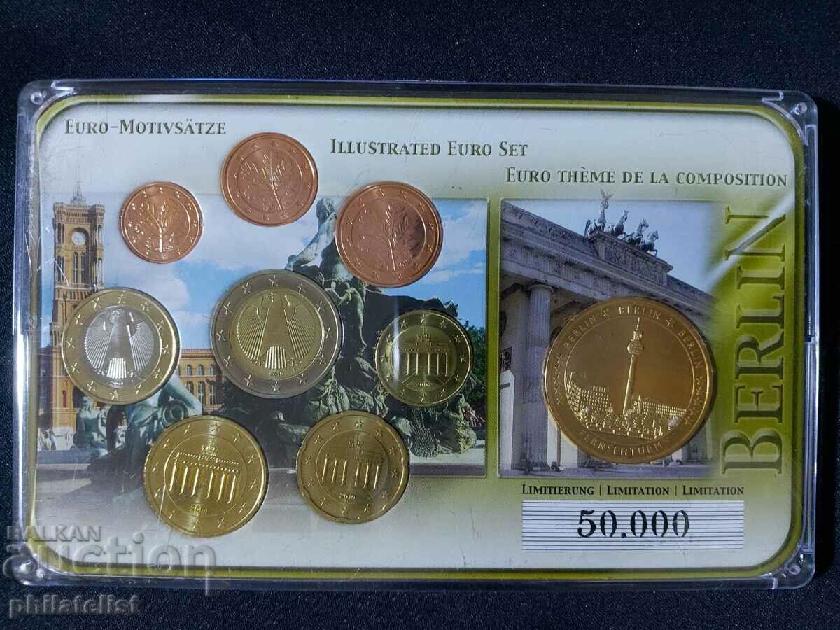 Germania 2002 - 2010 - Set euro 8 monede + medalia Turnului