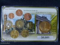 Германия 2002 - 2010 - Евро сет 8 монети + медал Кулата