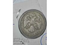 10 dinars 1931 Yugoslavia silver Paris
