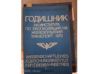 Anuarul Institutului de Exploatare a Transporturilor Feroviare 1975