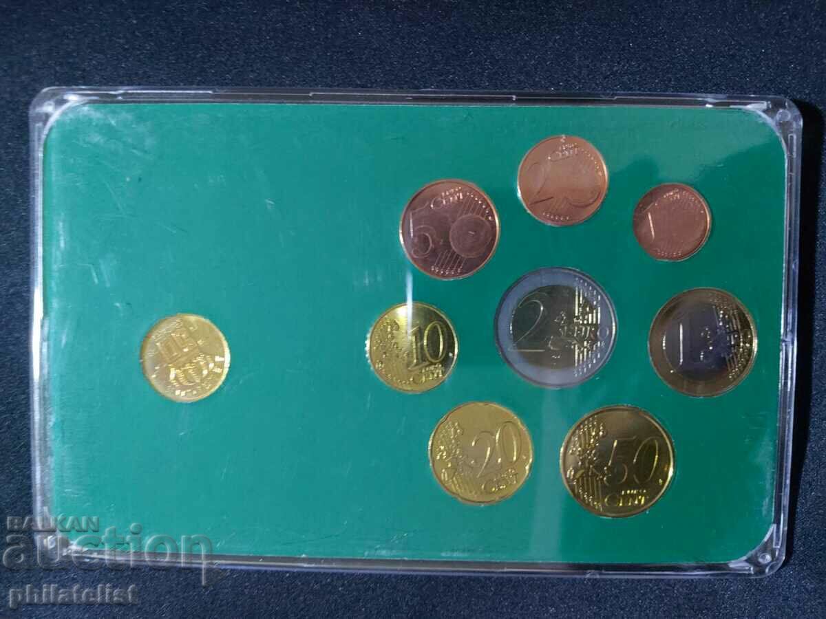 Licitație Belgia 1999-2005 - Euro stabilit de la 1 cent la 2 euro + 50 de cenți Licitație Belgia 1999-2005 - Euro stabilit de la 1 cent la 2 euro + 50 de cenți