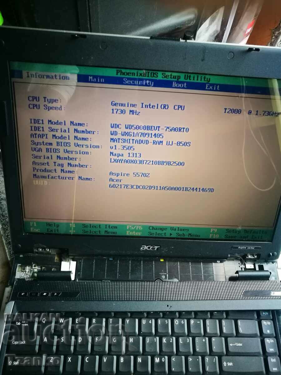 Laptop for parts or scrap