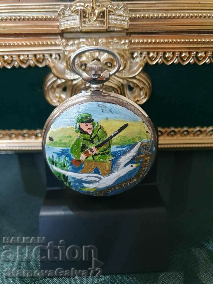 Delivery of Molnia collectible Russian pocket watch