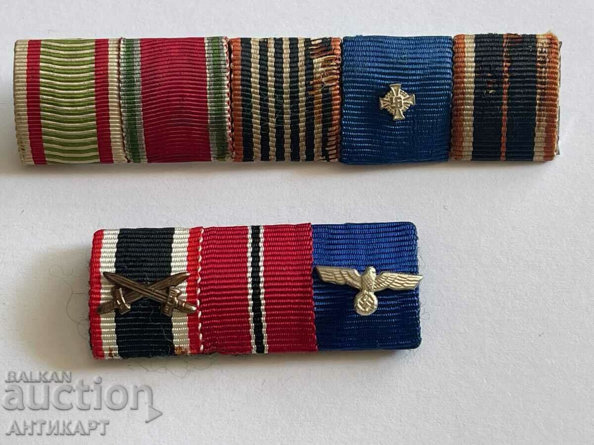 Germany miniatures ribbons for German orders medals swastika