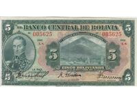 5 Boliviano 1928, Bolivia