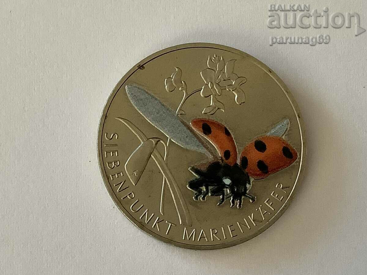Germany 5 euro 2023 - Seven-point ladybug