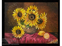 Denitsa Garelova oil painting 50/40 "Dream of the Sun"
