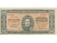 50 centesimo 1939, Uruguay