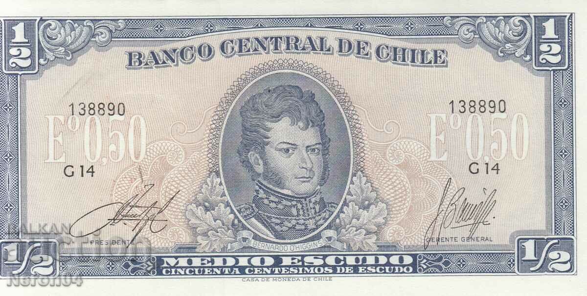 ½ escudo 1962, Chile